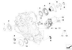 E71 X6 35iX N54 SAC / Transfer Box/  Transfer Case Single Parts Atc 700