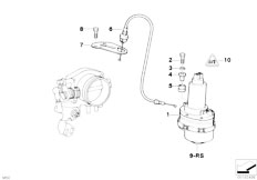 E34 525i M50 Touring / Fuel Preparation System/  Throttle Actuator Asc T