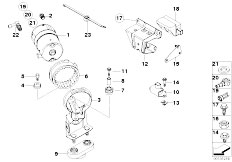 E46 328i M52 Touring / Brakes/  Dsc Compressor Senors Mounting Parts