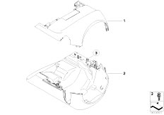 E91 325i N52 Touring / Vehicle Electrical System/  Steering Column Trim