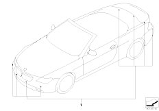 E64 645Ci N62 Cabrio / Distance Systems Cruise Control Install Kit Park Distance Control
