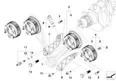 E61N M5 S85 Touring / Engine Timing Gear Timing Chain Cyl 6 10