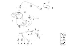 E83 X3 3.0d M57N SAV / Exhaust System Diesel Catalyst