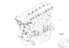 E38 728iL M52 Sedan / Engine/  Short Engine-2