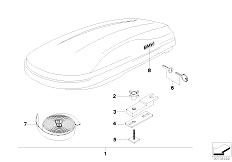E46 330Ci M54 Cabrio / Universal Accessories/  Luggage Box