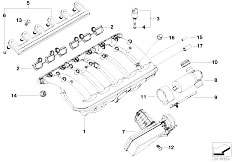 E46 325Ci M54 Coupe / Engine/  Intake Manifold System