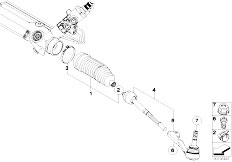 E91 323i N52 Touring / Steering/  Steering Linkage Tie Rods