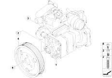 E46 318ti N42 Compact / Steering/  Power Steering Pump
