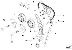 E91N 330i N53 Touring / Engine/  Timing And Valve Train Timing Chain