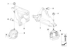 E91 318d M47N2 Touring / Engine And Transmission Suspension Engine Suspension