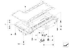 E64 M6 S85 Cabrio / Engine Oil Pan Oil Level Indicator