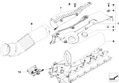 E65 730d M57N Sedan / Fuel Preparation System/  Suction Silencer Filter Cartridge