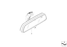 E39 540i M62 Sedan / Individual Equipment/  Ind Rear View Mirror With Compass And Ir