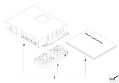 E46 330xi M54 Touring / Audio Navigation Electronic Systems/  Retrofit Kit Settop Box