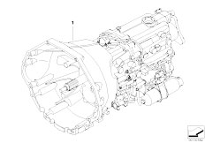 E60 545i N62 Sedan / Manual Transmission Manual Gearbox Gs6s53bz Smg