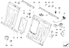 E46 M3 S54 Coupe / Seats/  Through Loading Facility Single Parts