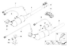 E53 X5 4.8is N62 SAV / Exhaust System Catalyst Lambda Probe