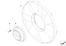 E53 X5 3.0d M57N SAV / Radiator Fan