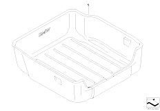 E92 325i N53 Coupe / Vehicle Trim/  Luggage Compartment Pan