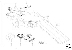 E46 330Ci M54 Cabrio / Universal Accessories/  Trailer Motorcycle Module