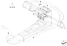 E85 Z4 M3.2 S54 Roadster / Audio Navigation Electronic Systems/  Retrofit Kit Navigation With Monitor