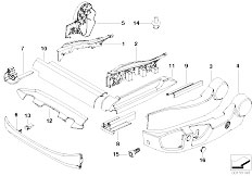 E61 545i N62 Touring / Seats/  Seat Front Seat Coverings
