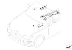 E88 118i N46N Cabrio / Vehicle Electrical System/  Cable Guide