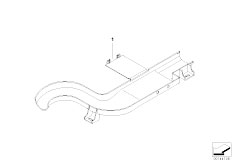 E85 Z4 3.0i M54 Roadster / Vehicle Electrical System Wiring Duct