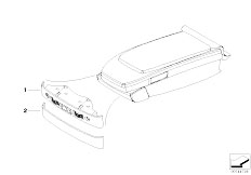 E65 740d M67 Sedan / Vehicle Electrical System/  Tv Connection In Rear Armrest