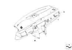 E61 530d M57N Touring / Individual Equipment/  Individual Instrument Panel Leather