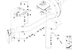 E63 630i N52 Coupe / Brakes/  Brake Line Front S541a-3