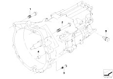 E88 125i N52N Cabrio / Manual Transmission/  Gearbox Mounting Parts