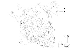 E61 530xd M57N2 Touring / Transfer Box/  Gearbox Mounting Parts