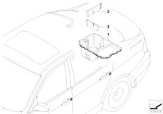 E91N 330i N53 Touring / Vehicle Trim/  Retrofit Oddments Tray Under Load Floor