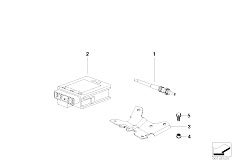 E65 745d M67N Sedan / Engine Electrical System/  Glow Plug Unit