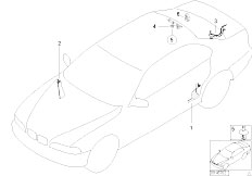 E46 320i M54 Touring / Vehicle Electrical System/  Cable Covering