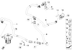 E64 M6 S85 Cabrio / Engine Emission Control Pipes