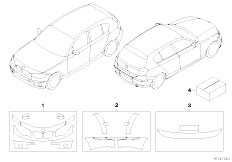 E87 118i N46 5 doors / Workshop Consumables/  Paint Protection Foil E87