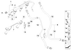 E87 118i N46 5 doors / Fuel Preparation System/  Fuel Injection System Injection Valve