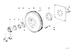 E32 730iL M30 Sedan / Engine Twin Mass Flywheel