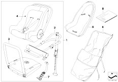 E46 330d M57 Touring / Universal Accessories/  Bmw Baby Seat 0 Isofix