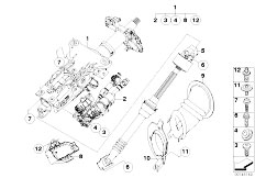 E60N 525i N53 Sedan / Steering/  Add On Parts Electr Steering Column Adj