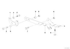 E36 328i M52 Sedan / Exhaust System/  Exhaust Suspension Parts