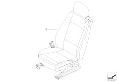E92 325xi N53 Coupe / Seats/  Front Seat