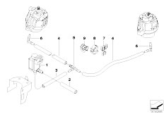 E91 325d M57N2 Touring / Engine And Transmission Suspension/  Vacuum Control Engine Bearing