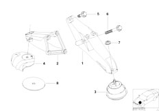 E46 318i M43 Sedan / Engine And Transmission Suspension Engine Suspension