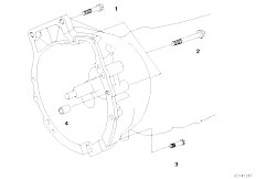 E64N 630i N52N Cabrio / Automatic Transmission/  Gearbox Mounting