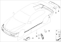 E46 318Ci M43 Coupe / Vehicle Trim/  Retrofit Kit M Aerodyn Package