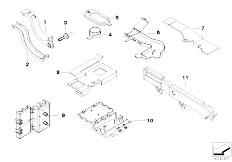 E60 525i M54 Sedan / Vehicle Electrical System/  Cable Holder Covering