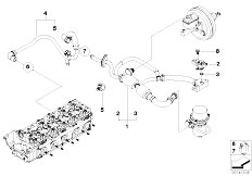 E61N M5 S85 Touring / Engine Vacuum Control Engine